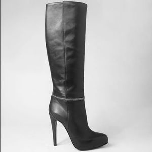 All Saints Black Leather Karis Boot